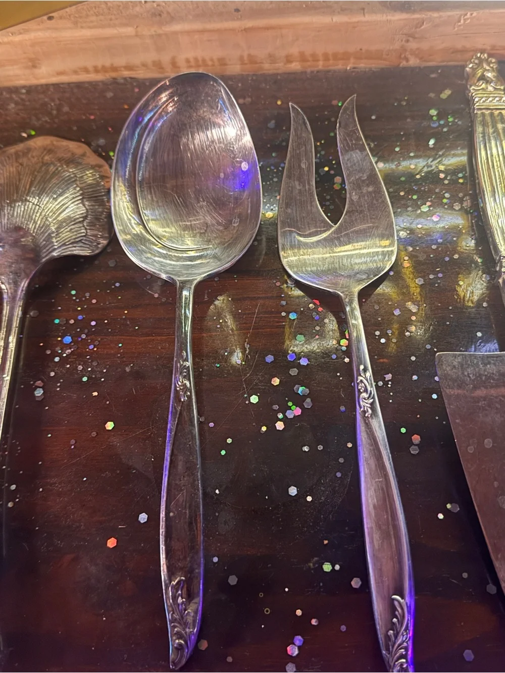 Vintage Silver-plated Serving lot   For collection